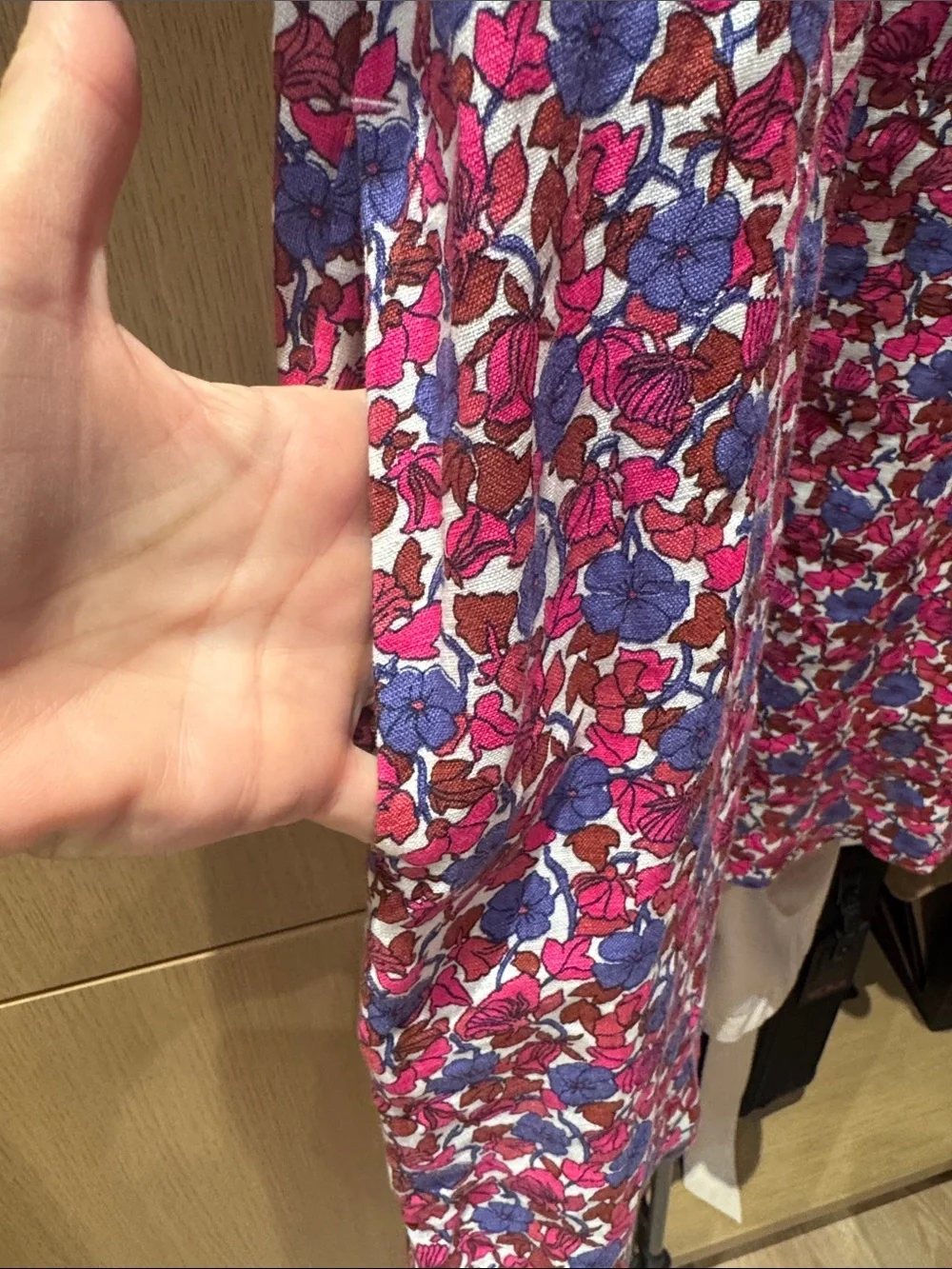 J Crew - Afternoon Linen Dress in Berry size XXS